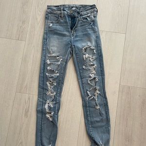 American Eagle outfitters jeggings! Super cute comfy and stretchy!